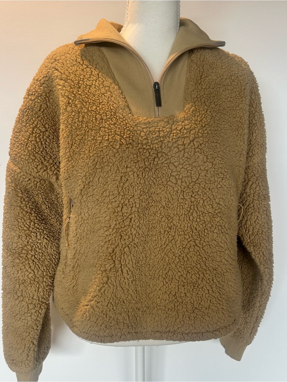 Backcountry Camel Quarter-Zip Pullover
